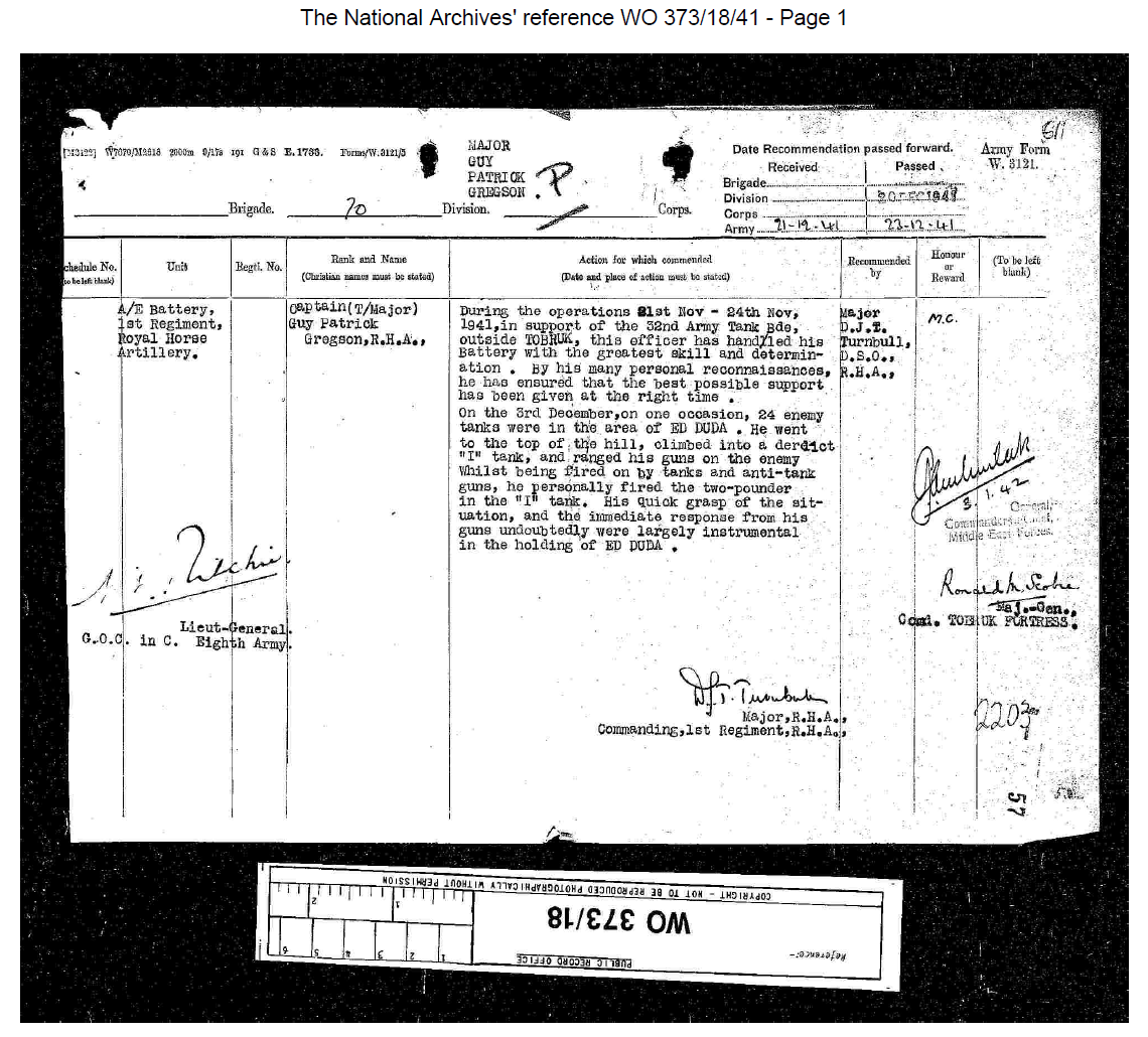 Original citation document